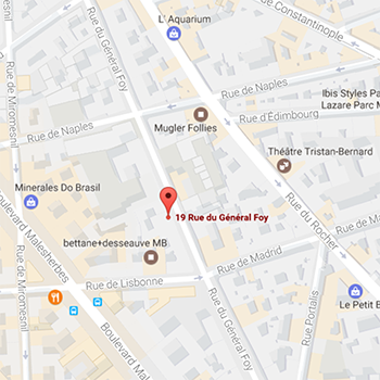 Map of FBN Bank (UK) Ltd, Paris Branch